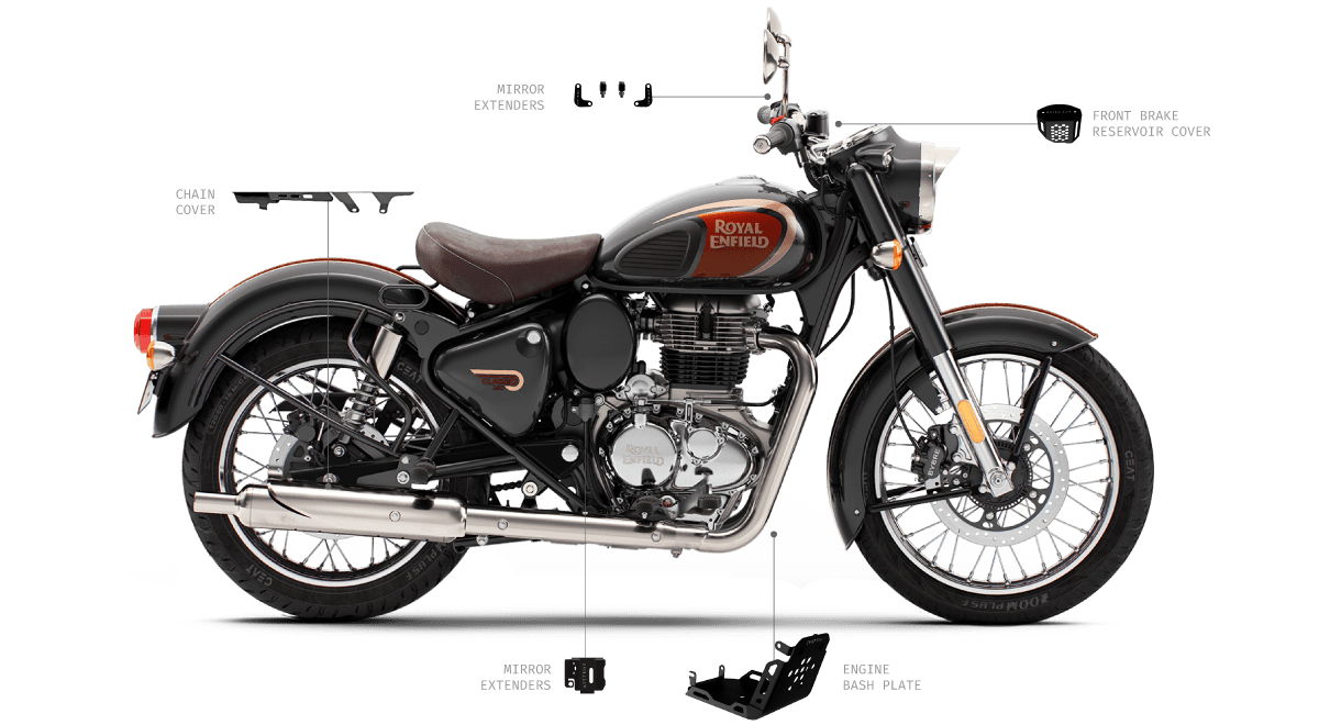 royal enfield classic 350 full accessories