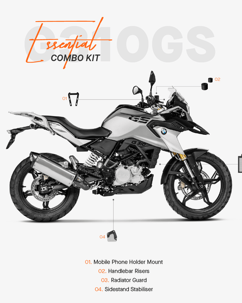 The Essential Combo Kit of 4 Accessories for BMW G310GS