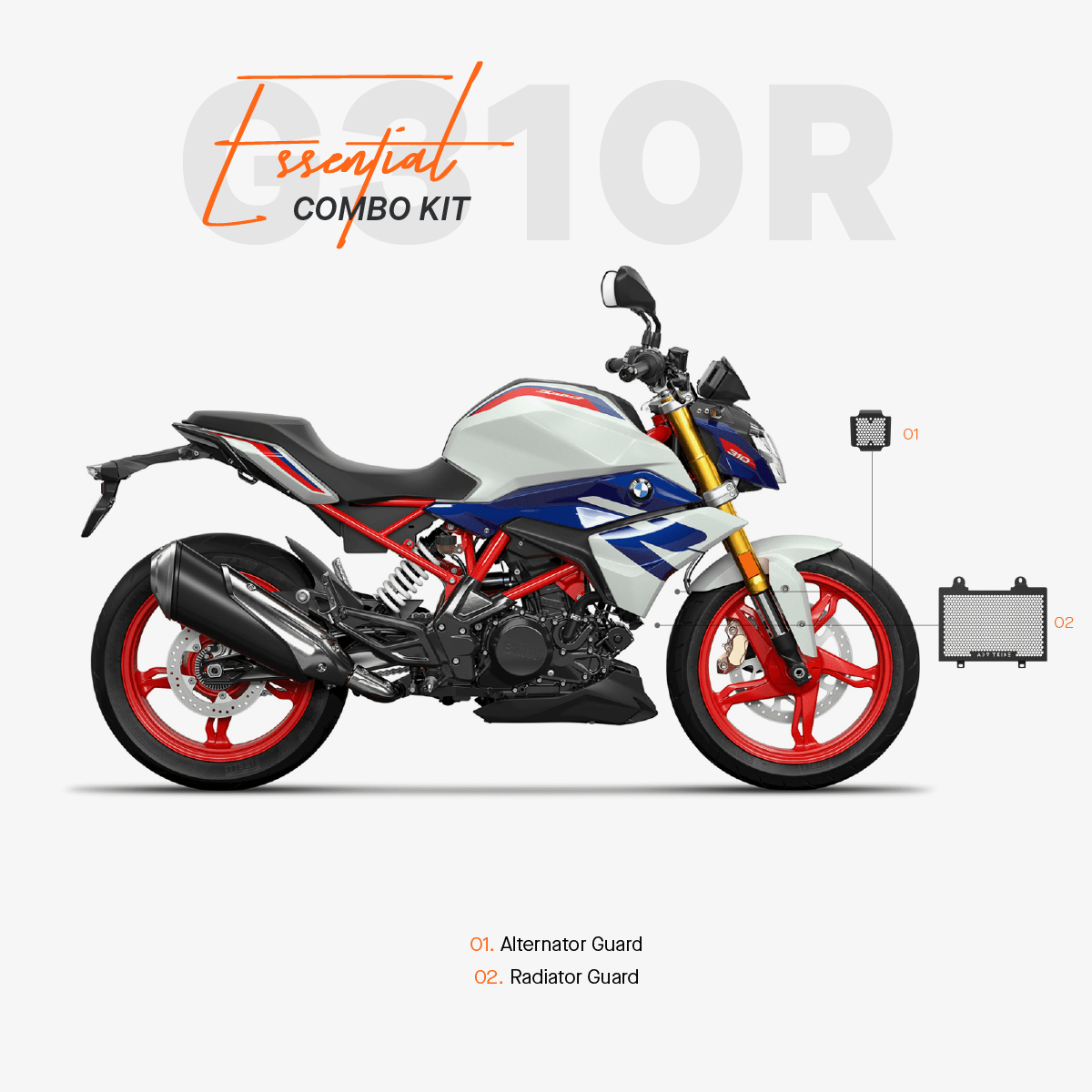 Combo Kit for BMW G310R | ADV TRIBE – ADV TRIBE World
