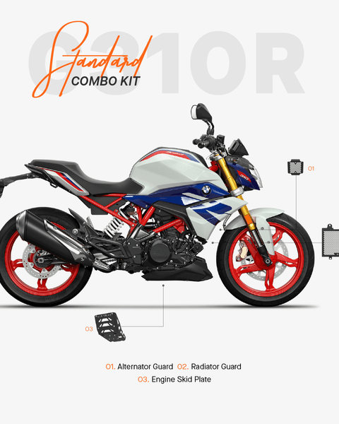 The Standard Combo Kit of 3 Accessories for BMW G310R