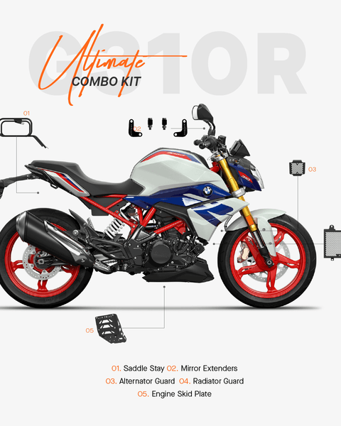 The Ultimate Combo Kit of 5 Accessories for BMW G310R