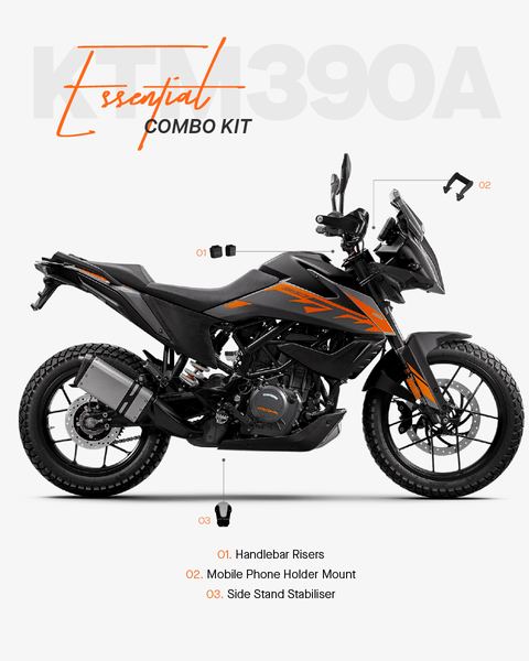The Essential Combo Kit of 3 Accessories for KTM 390 Adventure
