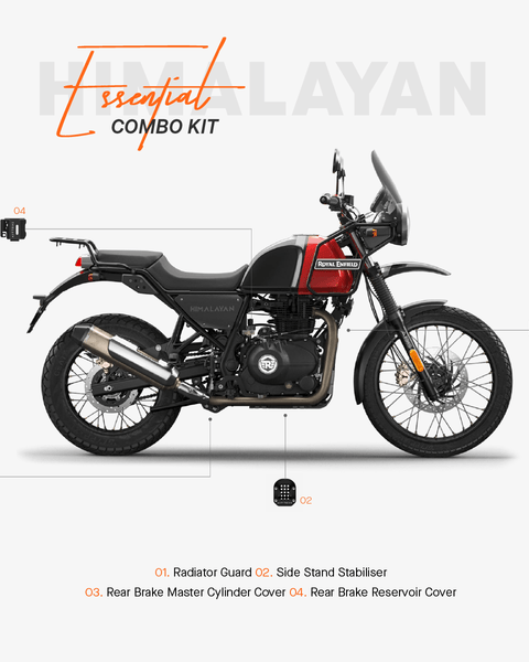 The Essential Combo Kit of 4 Accessories for Royal Enfield Himalayan