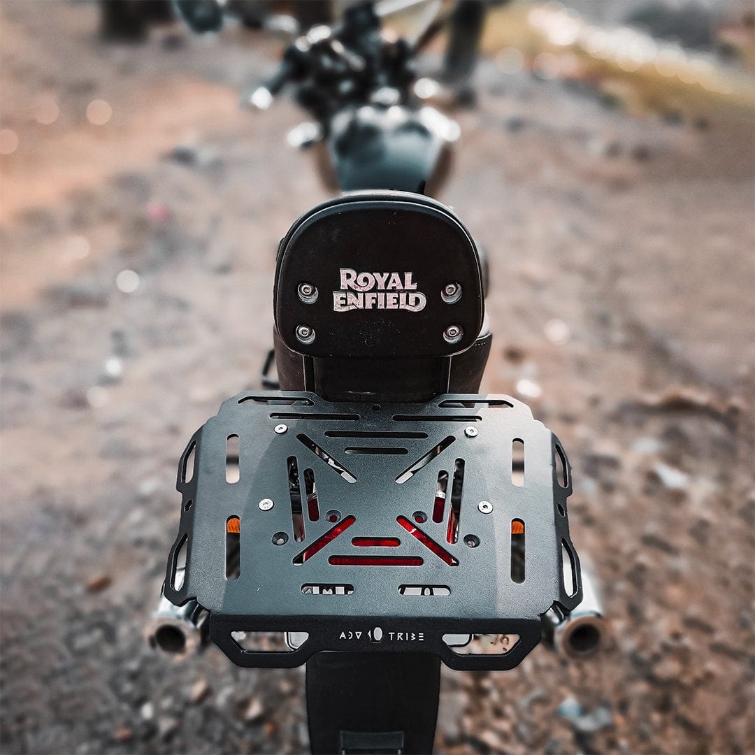 Interceptor With Rear Rack Luggage Tail Rack for RE Interceptor 650 | ADV TRIBE – ADV TRIBE World