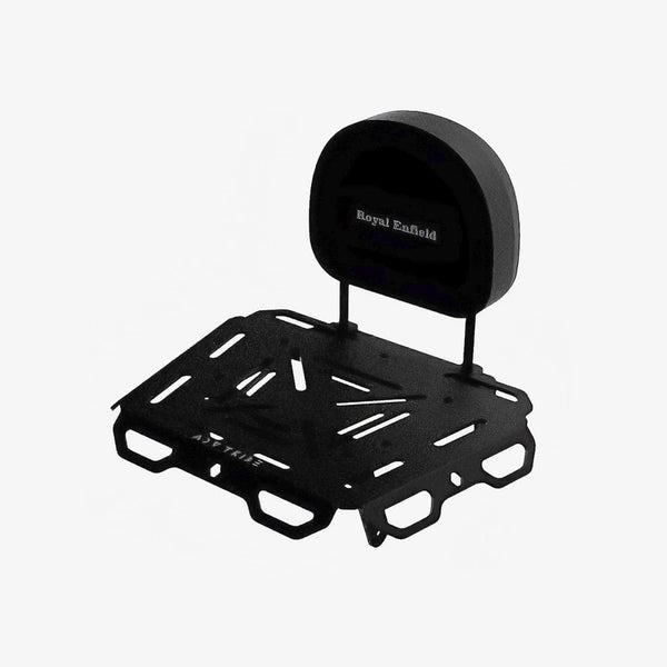 Pillion seat Luggage Rack with Rider BackRest Bracket For Meteor 350 - ADV TRIBE World